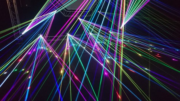 Lasershows Projektionen Events